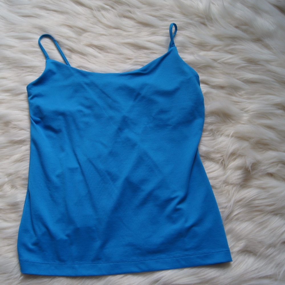 JUDY P Blue Stretch Camisole Tank Top Size X-Small